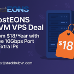 hostEONS KVM VPS Deal – From $18/Year with Free 10Gbps Port & Extra IPs