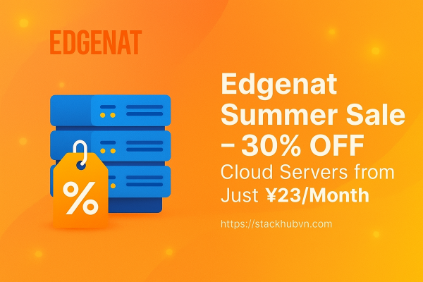 Edgenat-Summer-Sale-–-30-OFF-Cloud-Servers-from-Just-¥23Month